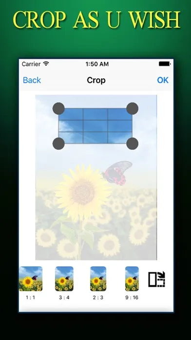 Capturas de pantalla de CROP PHOTO ++ Crop Photos Instantly With Effects Editing Tools