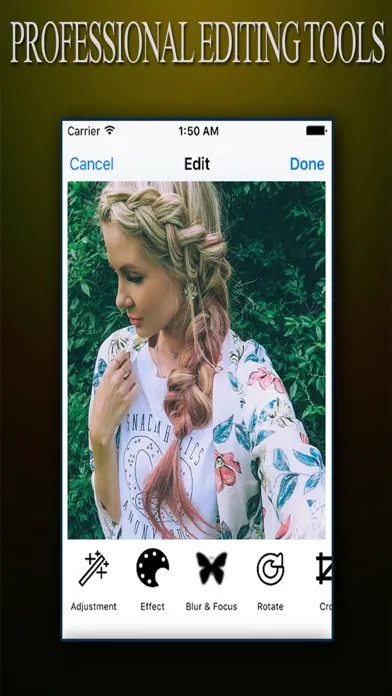 Capturas de pantalla de CROP PHOTO ++ Crop Photos Instantly With Effects Editing Tools