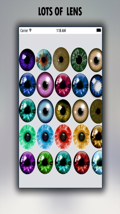 Tangkapan skrin Eye Color Photo Editor - Colorful Pupil Effects and Eyes