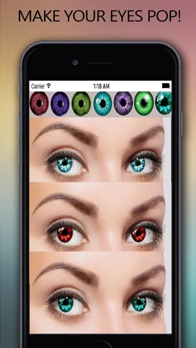 Eye studio- Color Changer & Eye Retouch Tool for Girls應用截圖