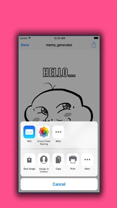 Screenshot di Meme Maker Own- Generate Funny Memes With your Own Pic