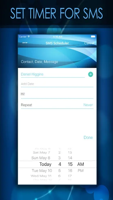 Sms Reminders - Send it Later Screenshots