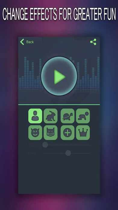 Ảnh chụp màn hình của Voice Changer App- Record & Change Voice Recording With Funny Sound Effects