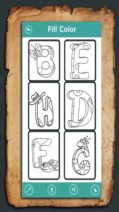 ABC Coloring Book - Letter And Number Learning With Color スクリーンショット