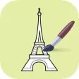 Dream landscape Art Page - Adults Color Book Dream landscape Art Page - Adults Color Book