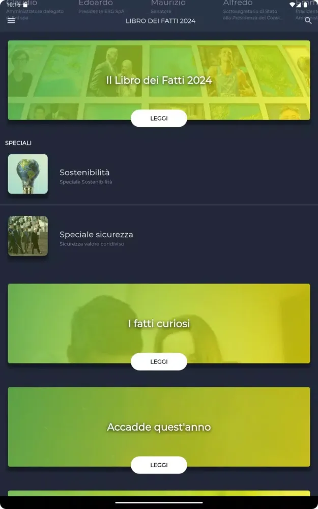 Libro dei Fatti 2024 Screenshots