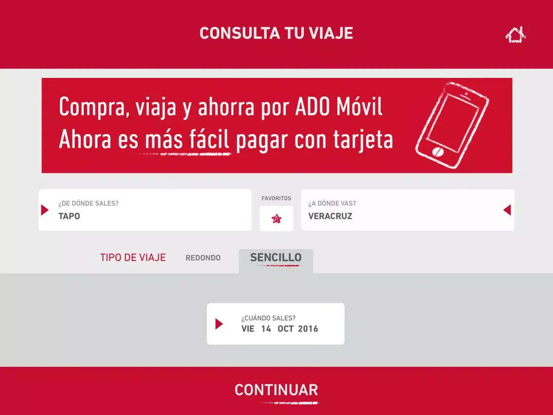 ADO Móvil iPad 應用截圖