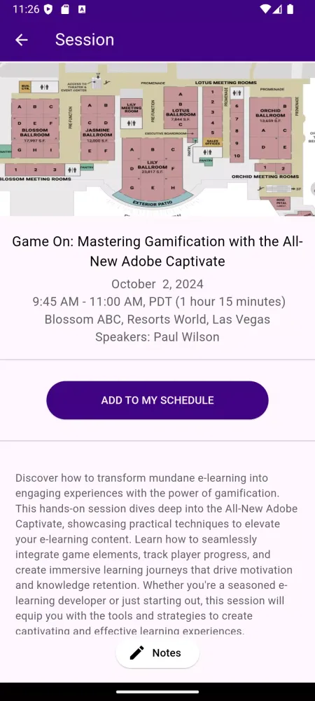 ภาพหน้าจอของ Adobe Learning Summit