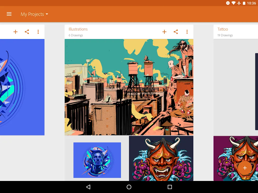 Adobe Draw Screenshots