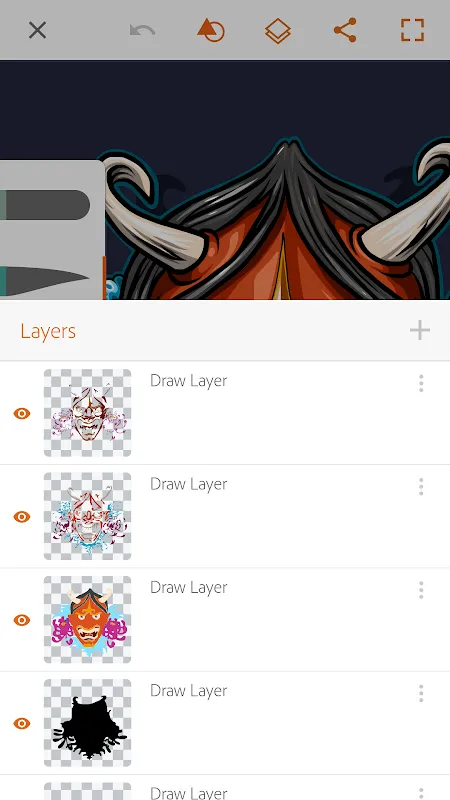 Adobe Draw Screenshots