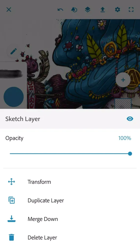 Adobe Photoshop Sketch Screenshots