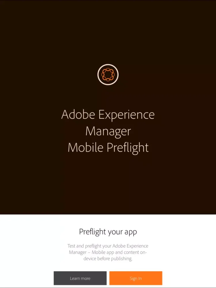 AEM Mobile Preflight iPad  스크린샷