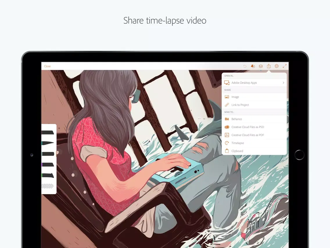 Скриншоты Adobe Illustrator Draw iPad 