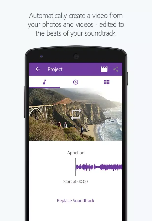Adobe Clip Screenshots