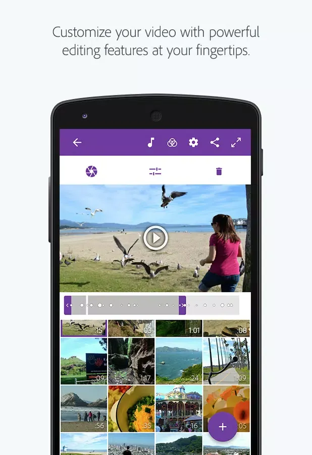Adobe Clip Screenshots