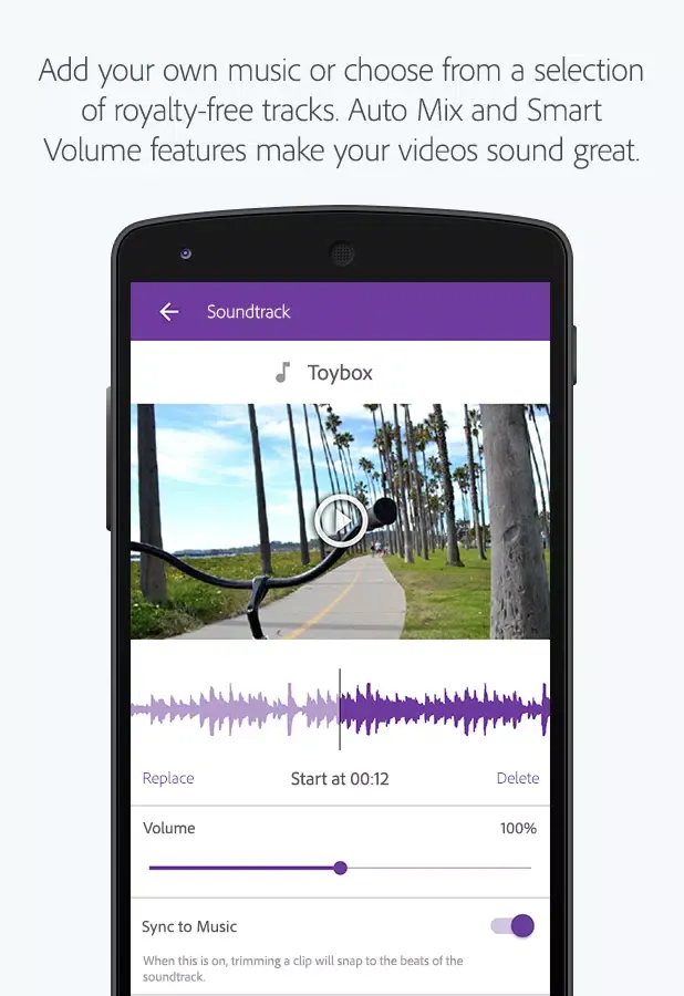 Adobe Clip Screenshots
