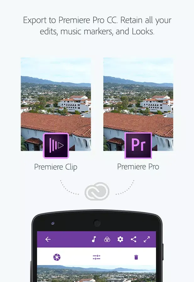 Adobe Clip Screenshots