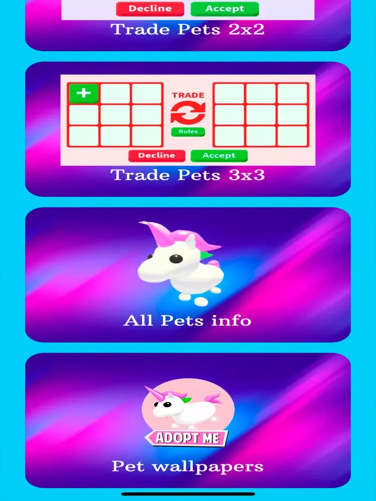 Скриншоты Trade for adopt me (simulator) iPad 