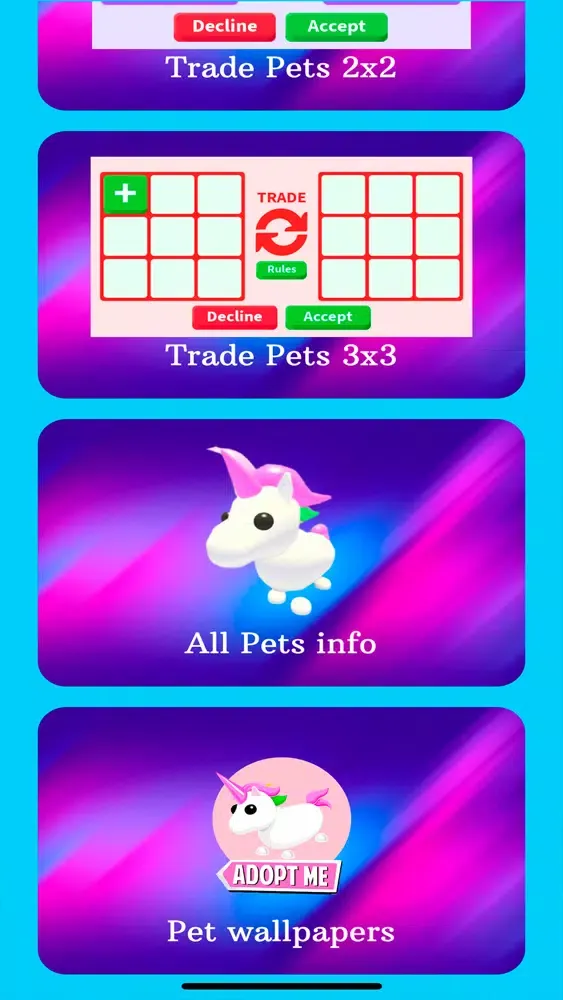 Скриншоты Trade for adopt me (simulator)