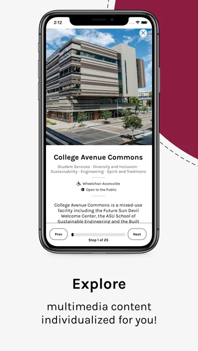 ASU Visits Screenshots