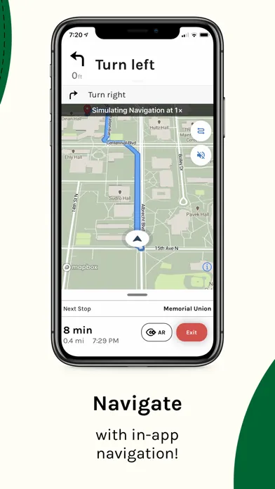 Tangkapan skrin NDSU Visits