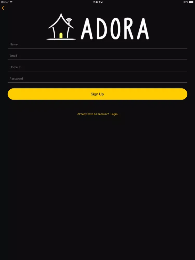 Adora Smart Home iPad  স্ক্রিনশট