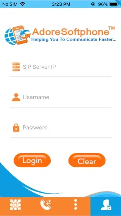 Adore SIP Client Screenshots