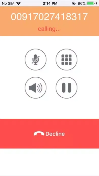 Adore SIP Client Screenshots