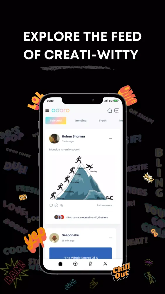 Screenshot di adoro: Meme, Fun & Rewards