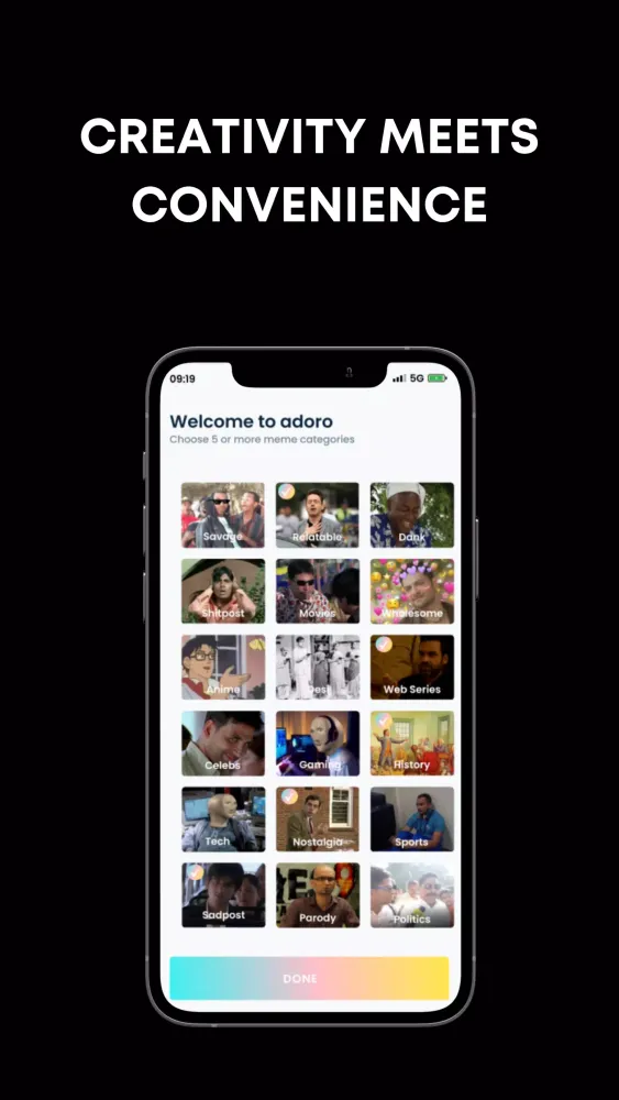 Screenshot di adoro: Meme, Fun & Rewards