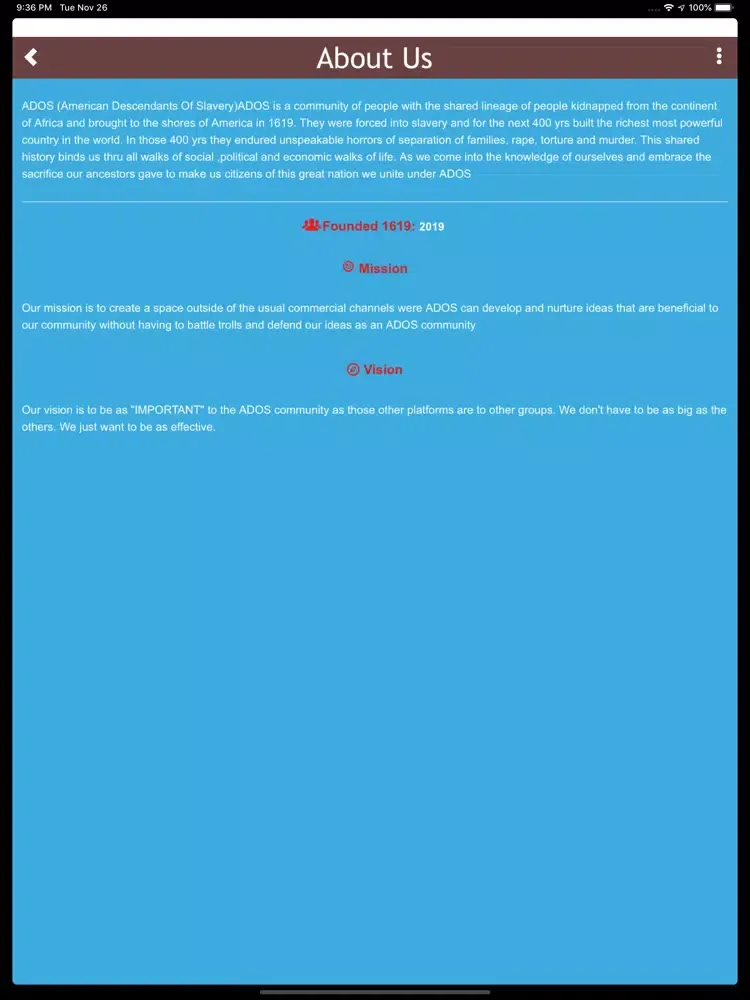 ADOCS iPad 应用截图