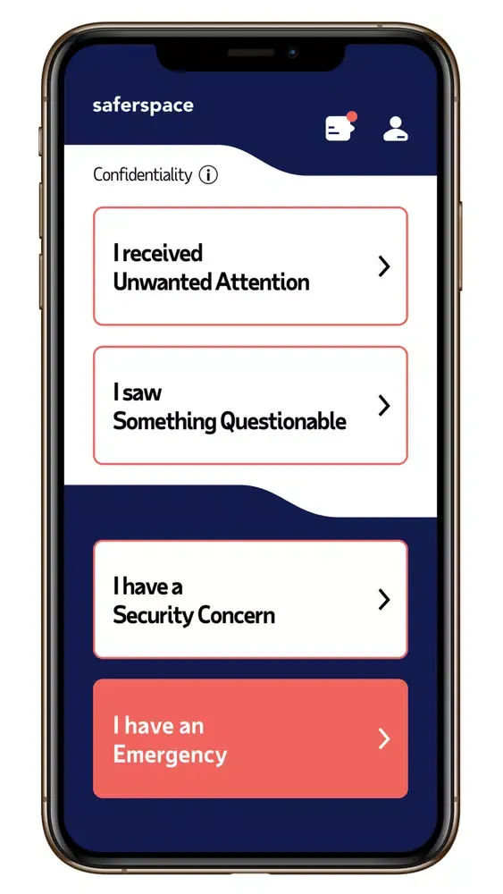 Zrzuty ekranu SaferSpace for safety at work