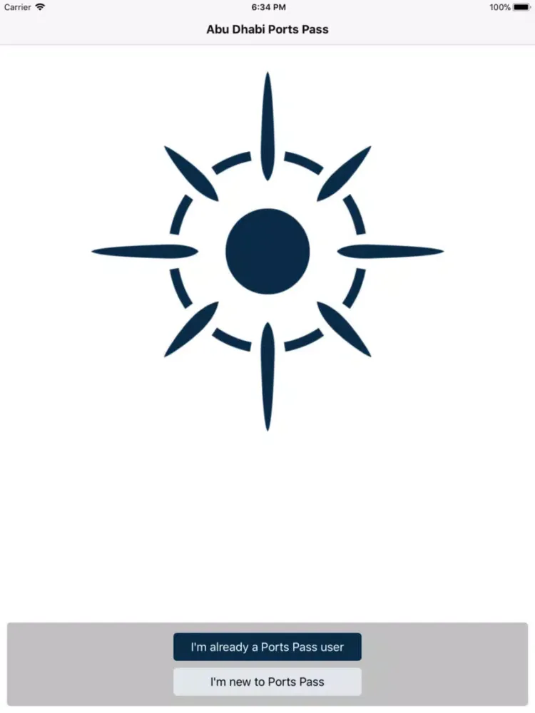 Abu Dhabi Ports Pass iPad  스크린샷