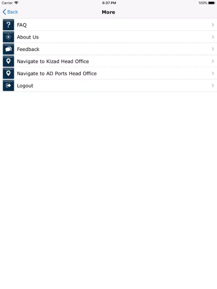 Abu Dhabi Ports Pass iPad  스크린샷
