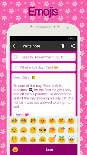 Diary with lock Screenshots