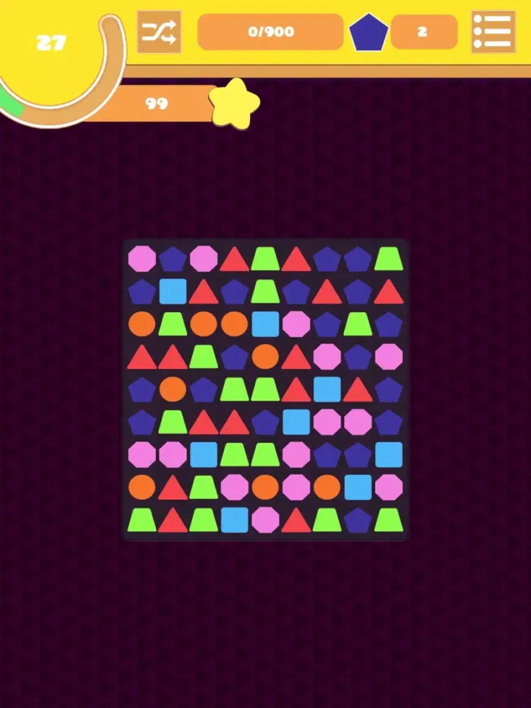 Ảnh chụp màn hình của Shape Swap!-Match 4 Puzzle iPad 
