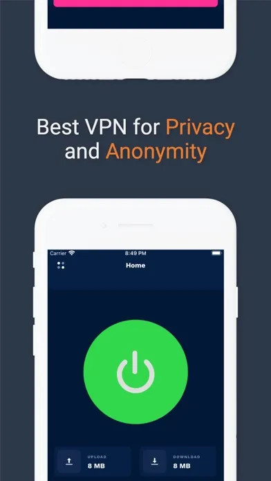 Zrzuty ekranu PROVPN - Fast & Secure