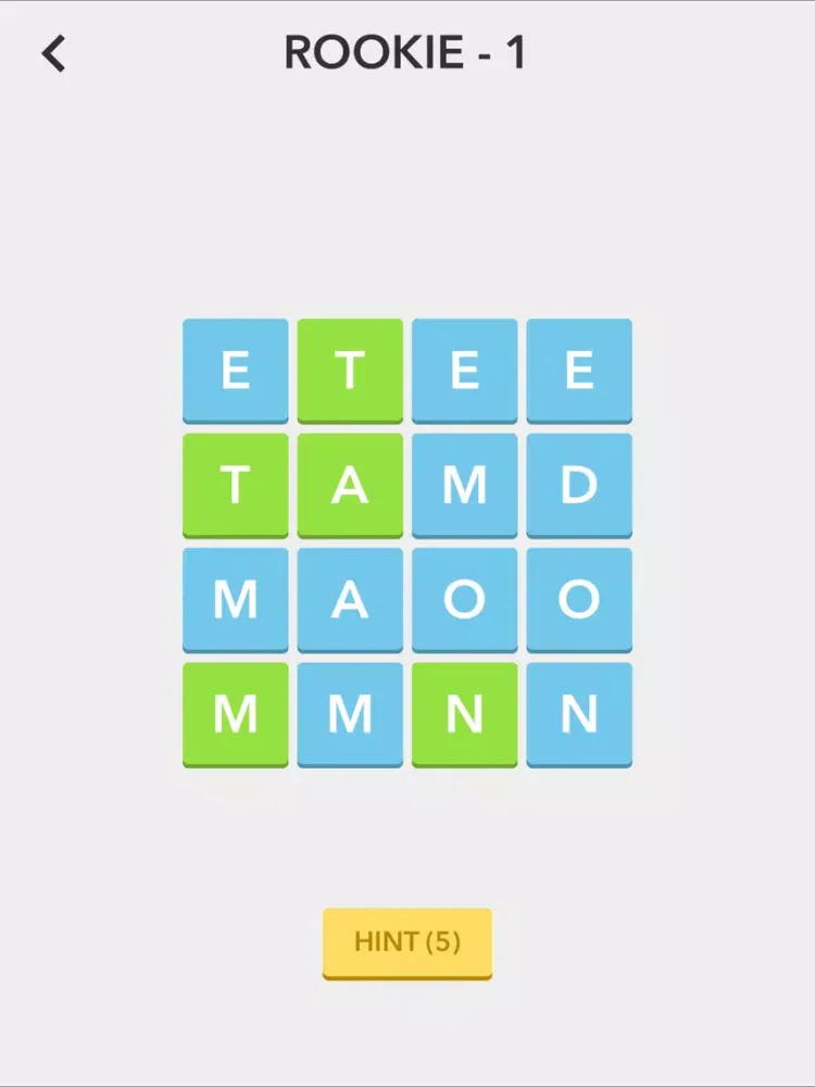 Scramble Squares - Magic Word Square Puzzle Game iPad  स्क्रीनशॉट