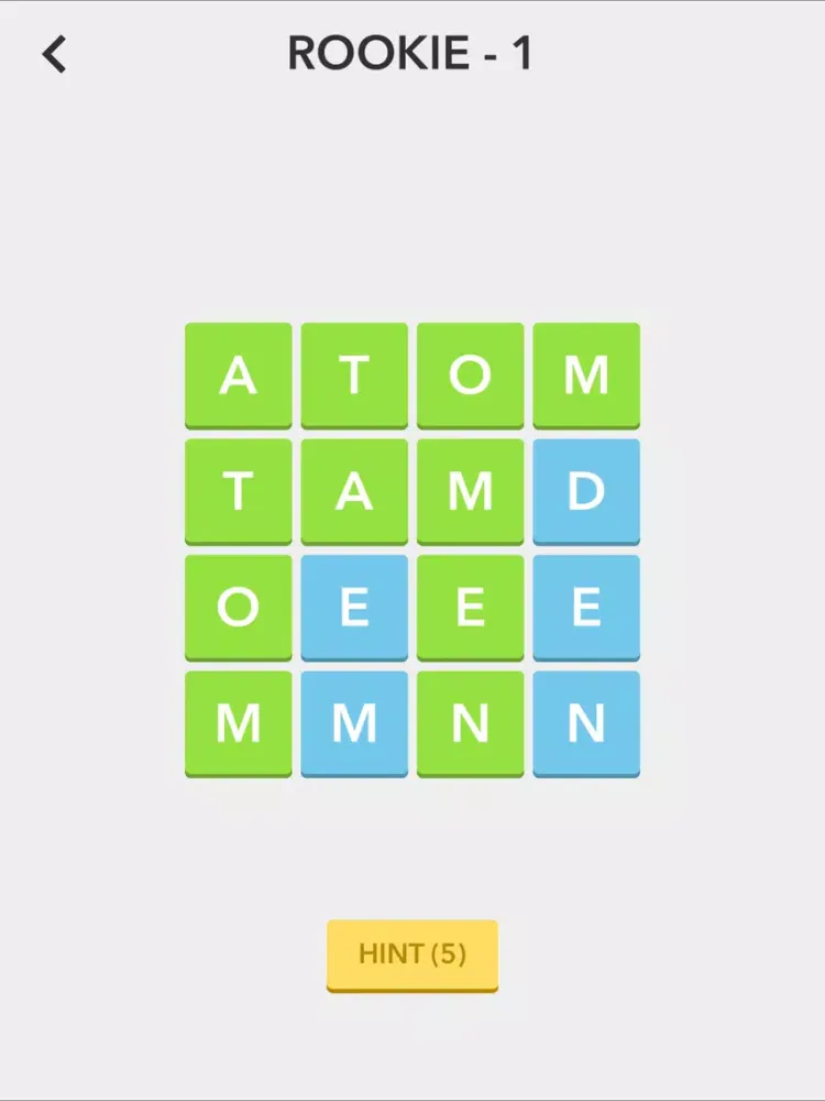 Scramble Squares - Magic Word Square Puzzle Game iPad  स्क्रीनशॉट
