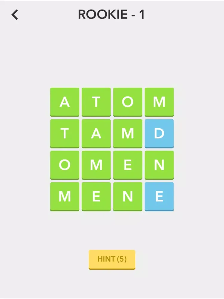 Scramble Squares - Magic Word Square Puzzle Game iPad  स्क्रीनशॉट