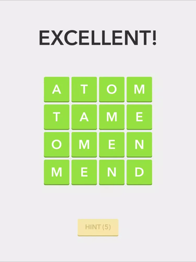 Scramble Squares - Magic Word Square Puzzle Game iPad  स्क्रीनशॉट