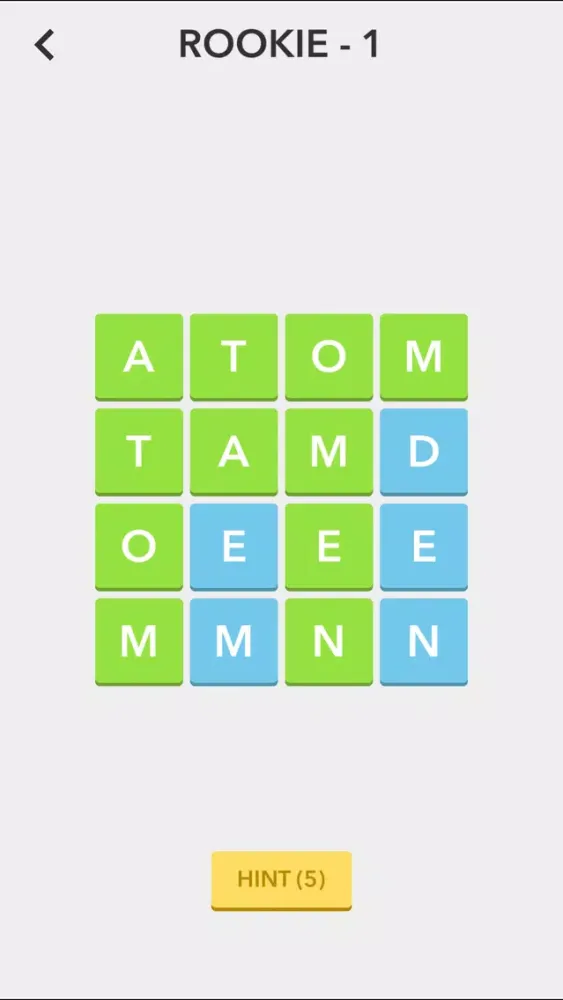 Scramble Squares - Magic Word Square Puzzle Game स्क्रीनशॉट