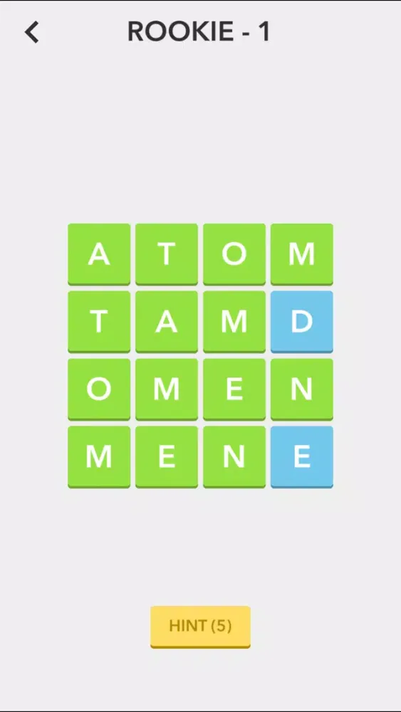 Scramble Squares - Magic Word Square Puzzle Game स्क्रीनशॉट