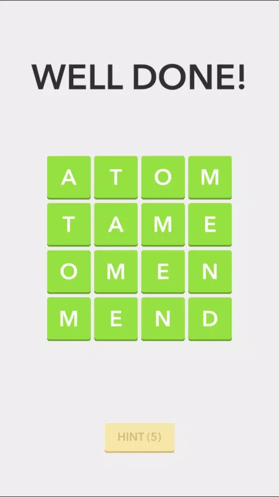 Scramble Squares - Magic Word Square Puzzle Game स्क्रीनशॉट