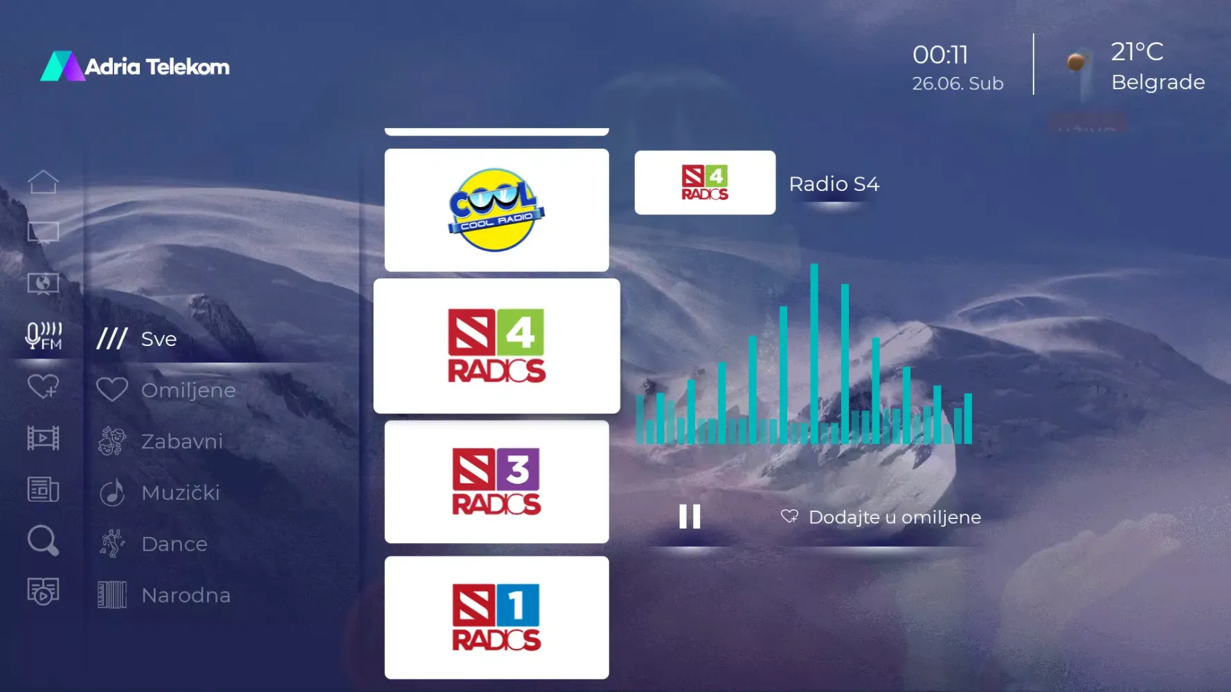 Captures d'écran de Adria Telekom