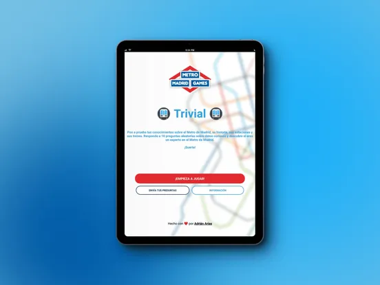 Metro Games: Madrid - Trivial iPad  Screenshots