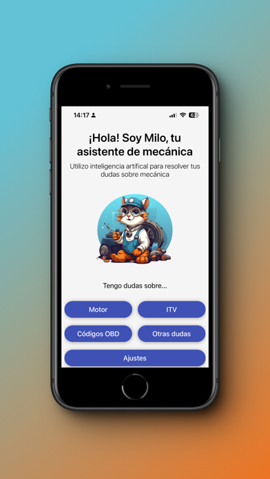 Capturas de pantalla de Milo el mecánico: Asistente IA