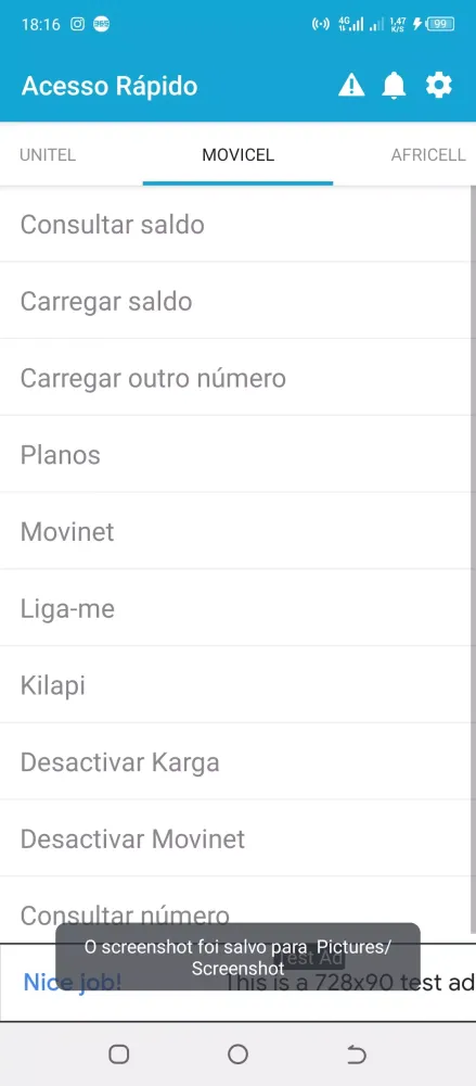Acesso Rápido Screenshots