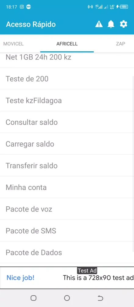 Acesso Rápido Screenshots