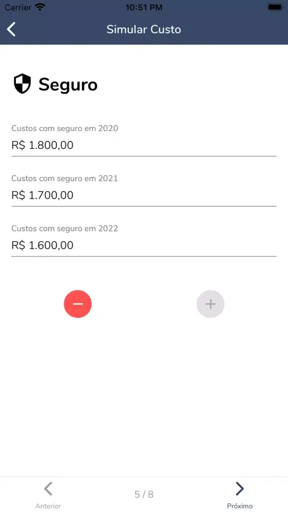 Custo Automotivo स्क्रीनशॉट